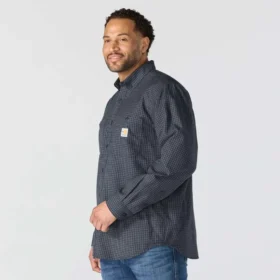 Men’s Fr Force Sun Defender™ Long Sleeve Plaid Shirt – Sun Protection Shirts