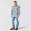 Men's Fr Loose Fit Long Sleeve Twill Plaid Shirt - Flame Resistant Shirts