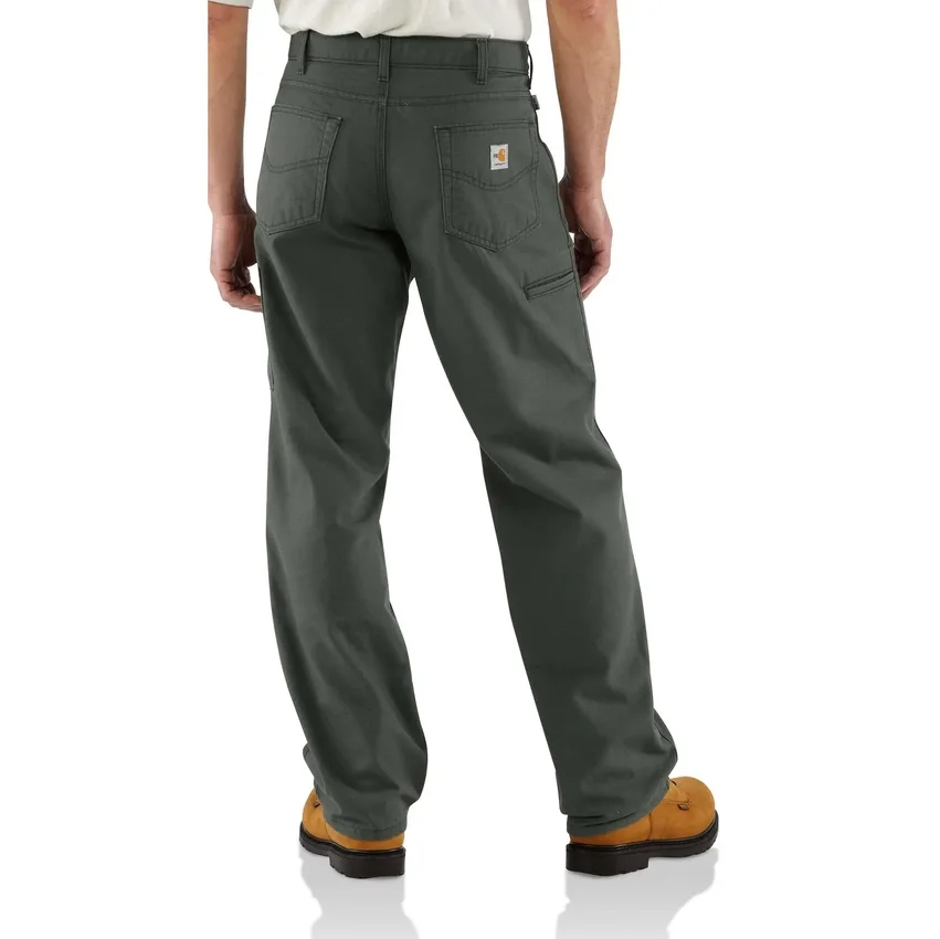 Men's Fr Loose Fit Straight Leg Canvas Pants - Flame Resistant Pants