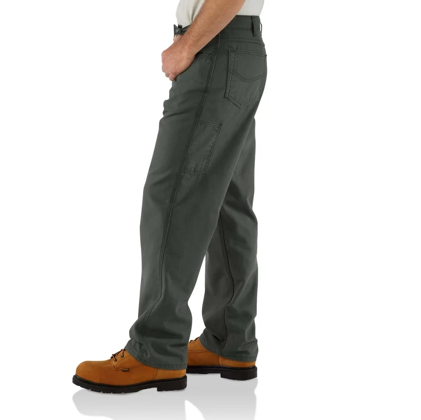 Men's Fr Loose Fit Straight Leg Canvas Pants - Flame Resistant Pants