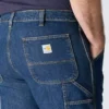 Men's Fr Loose Fit Straight Leg Fire Resistant Work Jeans
