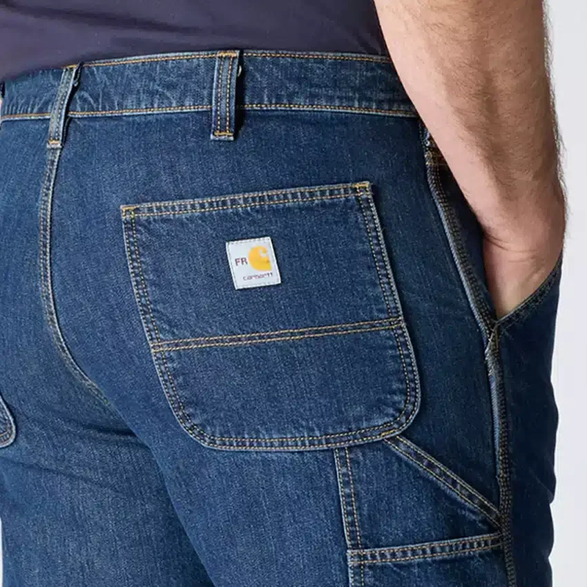Men's Fr Loose Fit Straight Leg Fire Resistant Work Jeans