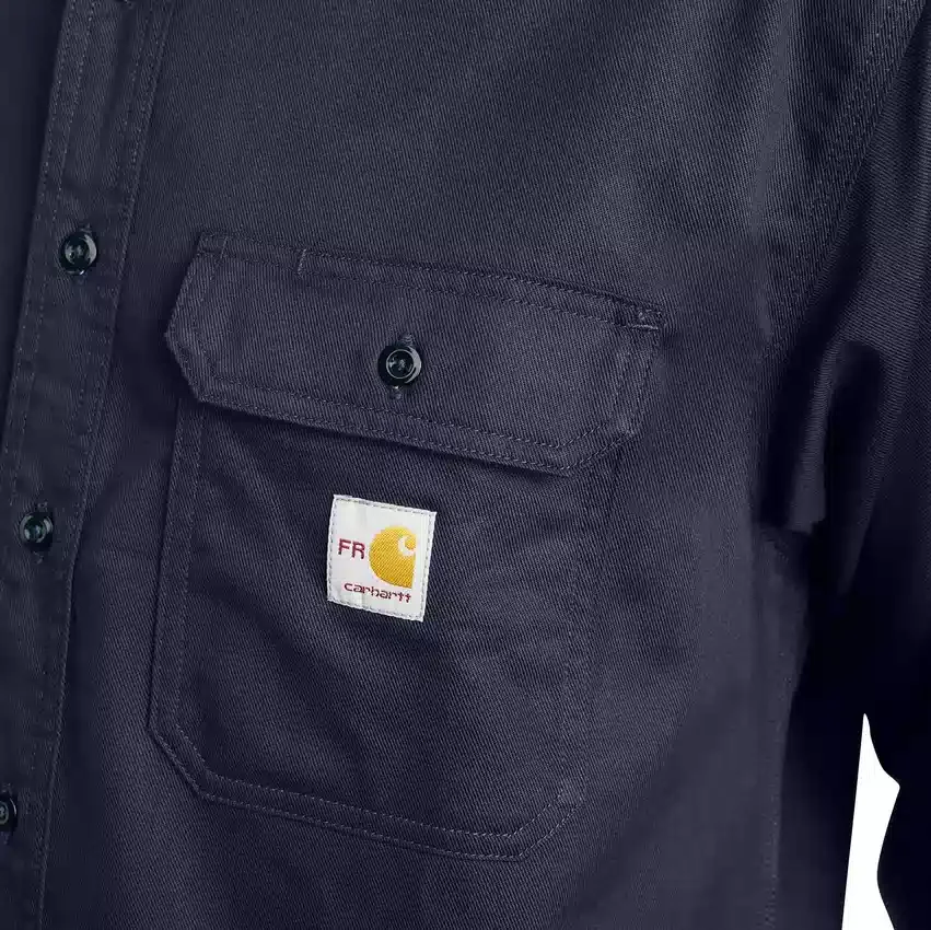 Men's Fr Loose Fit Twill Long Sleeve Shirt