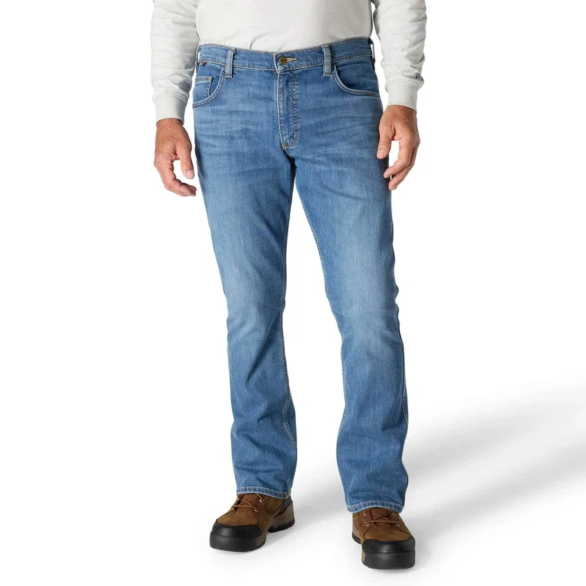 Men's Fr Relaxed Fit Bootcut Rugged Flex Fire Resistant Work Jeans