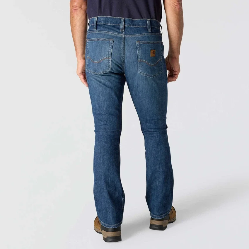 Men's Fr Relaxed Fit Bootcut Rugged Flex Fire Resistant Work Jeans
