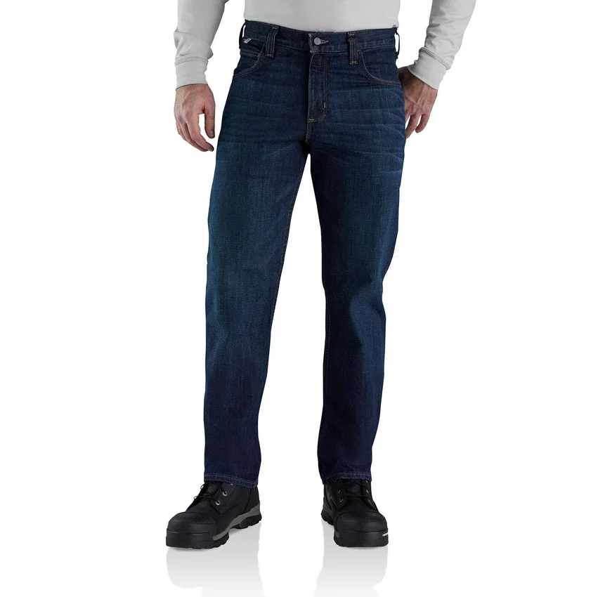 Men's Fr Slim Straight Leg Rugged Flex™ Jeans - Flame Resistant Jeans