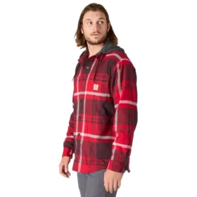 Men’s Hamilton Relaxed Fit Plaid Hooded Shirt Jac – Men’s Shirt Jackets