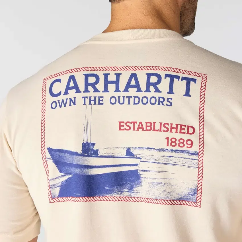 Men's Irvine Relaxed Fit Boat Graphic T-Shirt