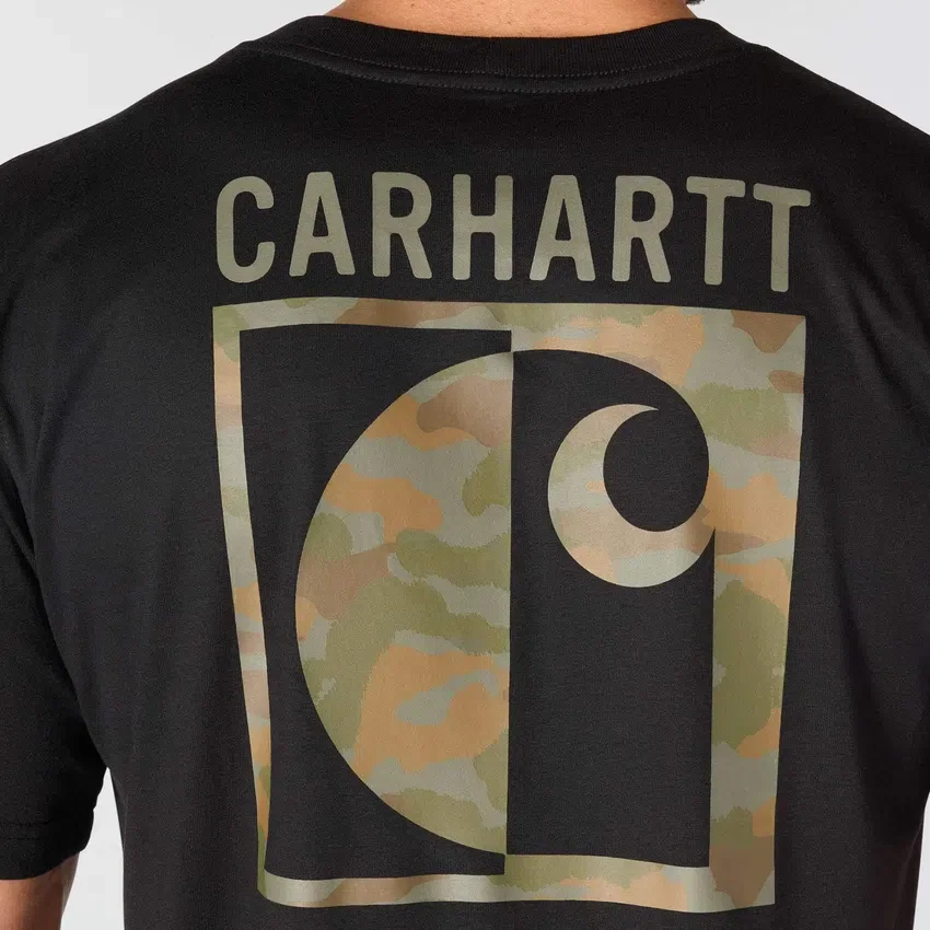 Men's Irvine Relaxed Fit Camo Graphic T-Shirt