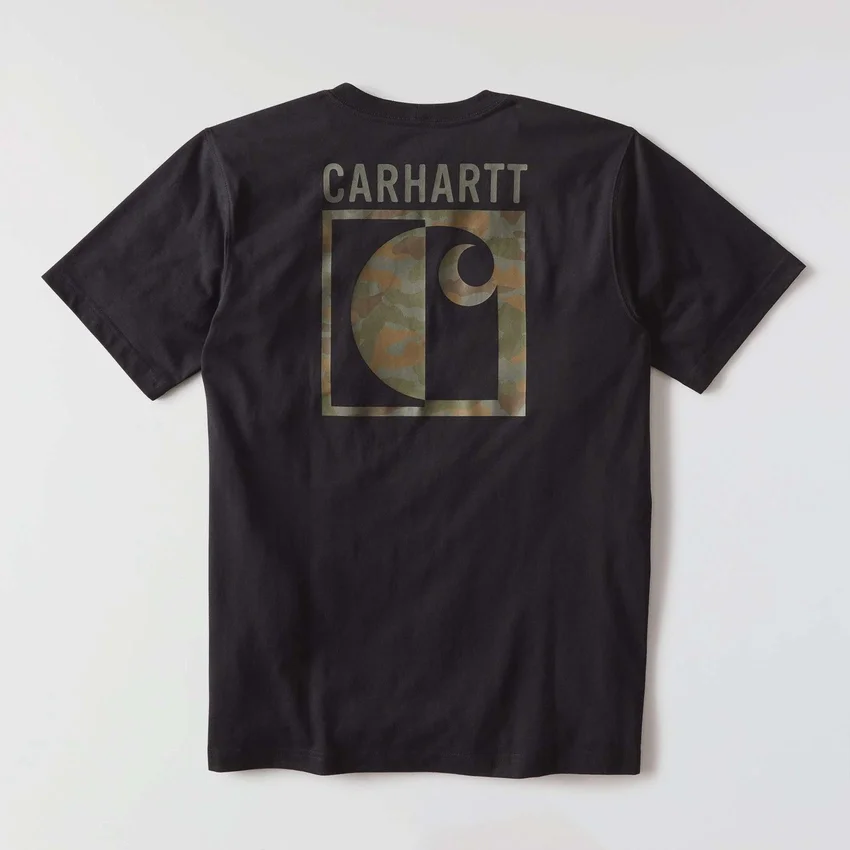 Men's Irvine Relaxed Fit Camo Graphic T-Shirt