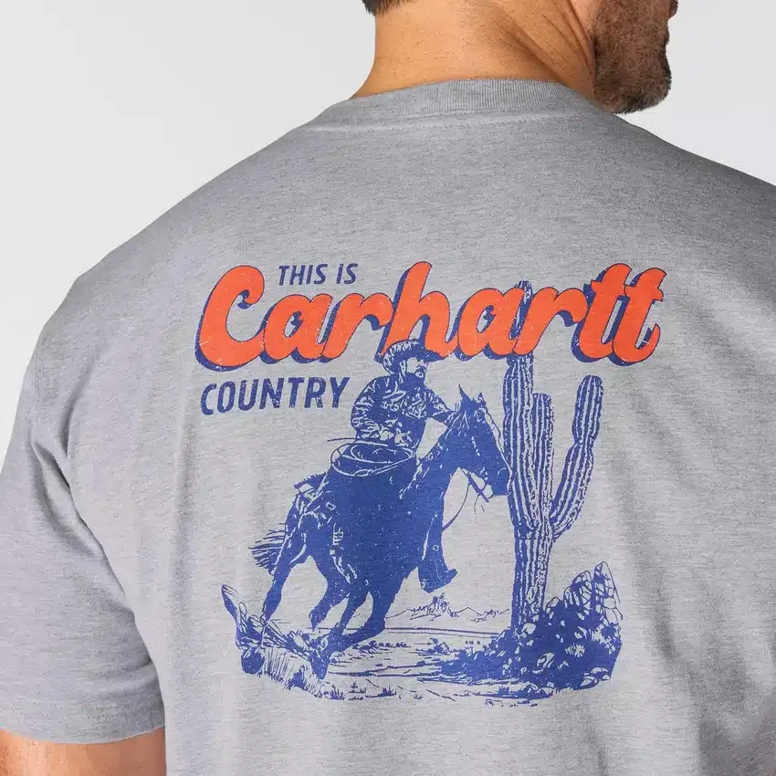 Men's Irvine Relaxed Fit Horse Graphic T-Shirt