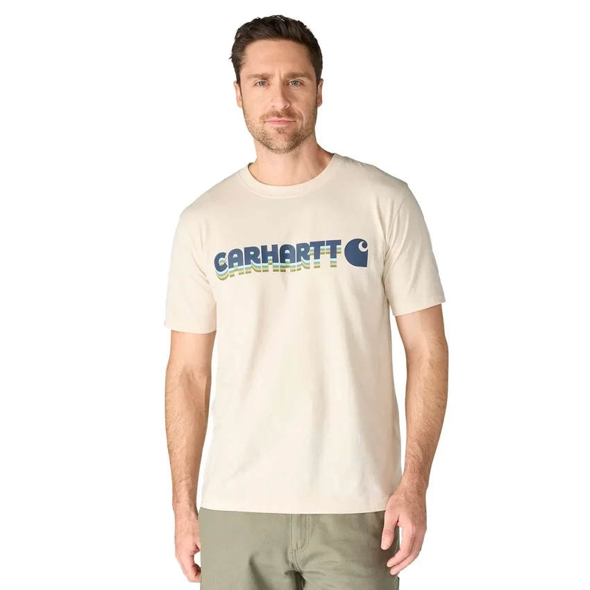 Men's Irvine Relaxed Fit Layered Logo T-Shirt