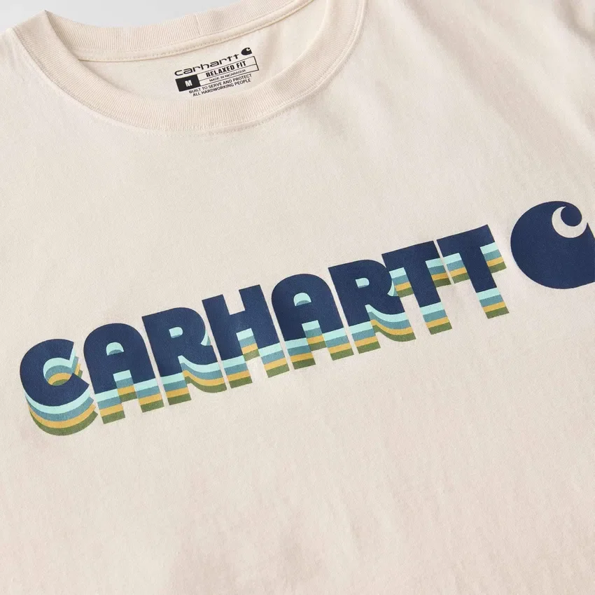 Men's Irvine Relaxed Fit Layered Logo T-Shirt