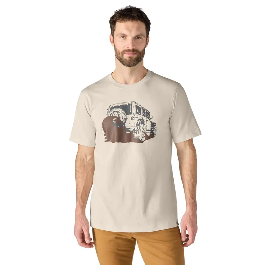 Men's Irvine Relaxed Fit Mud Graphic T-Shirt