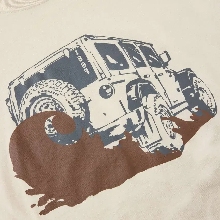Men's Irvine Relaxed Fit Mud Graphic T-Shirt