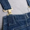 Men's Loose Fit Denim Overalls
