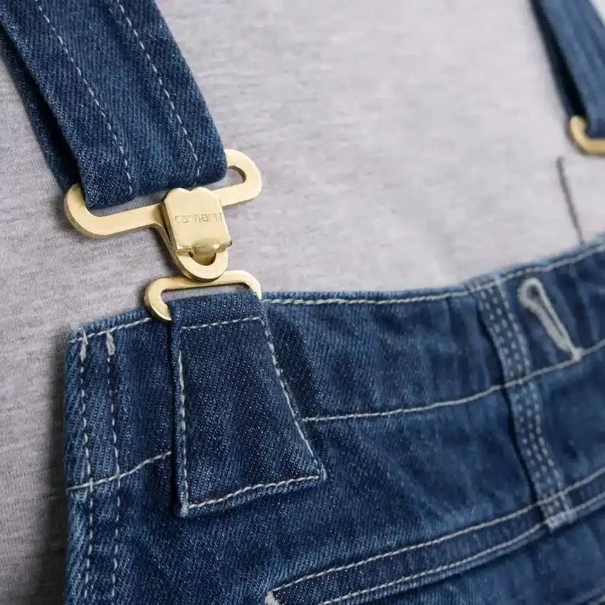 Men's Loose Fit Denim Overalls