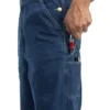 Men's Loose Fit Denim Overalls