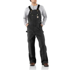 Men's Loose Fit Firm Duck Bib Overalls