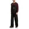 Men's Loose Fit Firm Duck Insulated Bib Overalls