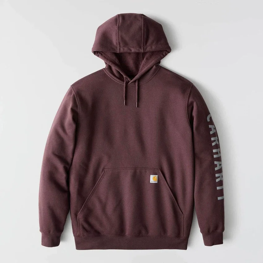 Men's Loose Fit Midweight Logo Graphic Hoodie - Rain Defender Hoodies