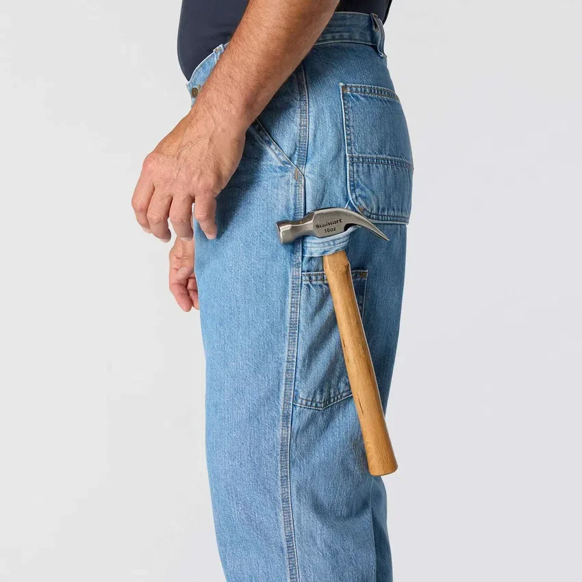 Men's Loose Straight Work Jeans