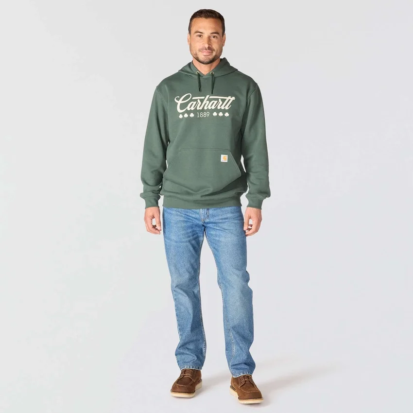Men's Marquette Shamrock Graphic Hoodie - St Patrick's Day Sweatshirt