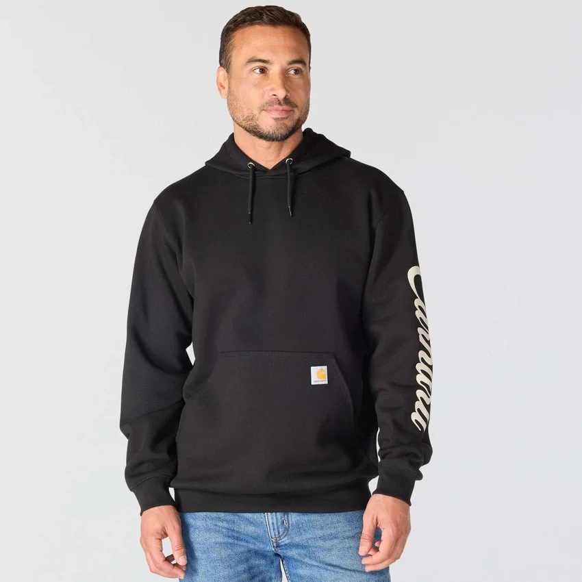 Men's Marquette Shamrock Script Graphic Hoodie - St Patrick's Day Sweatshirt
