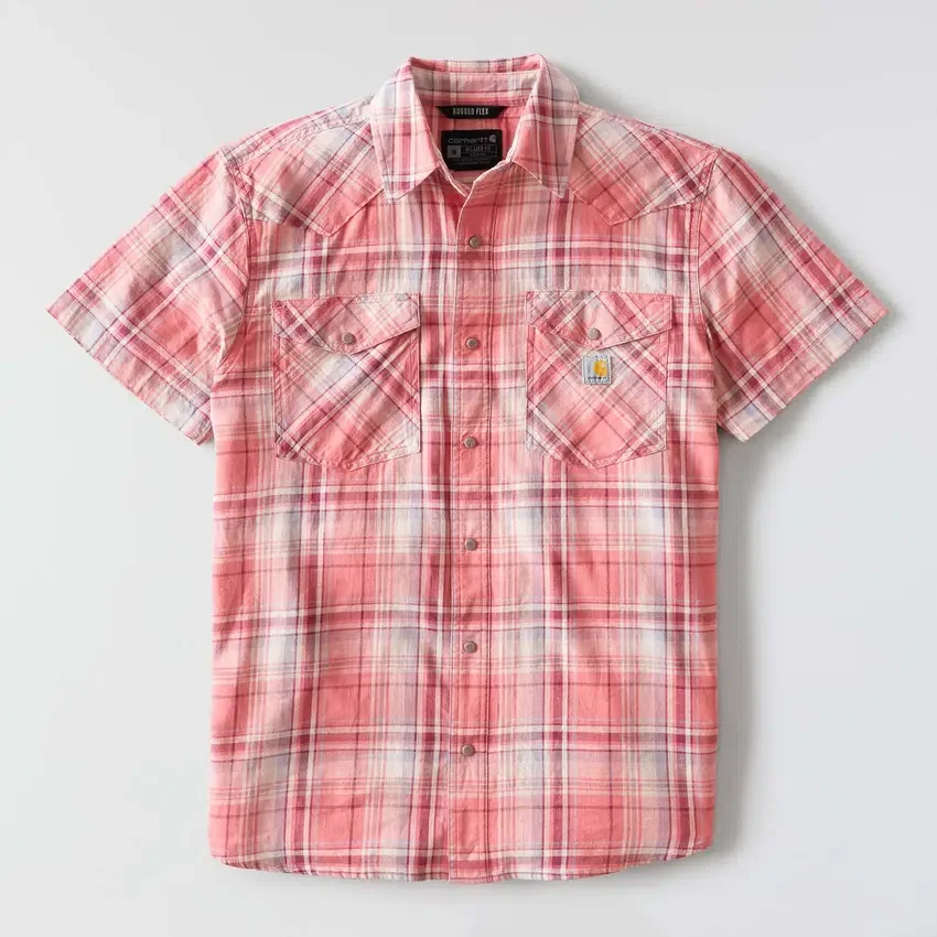 Men's Montana Bozeman Relaxed Fit Short Sleeve Plaid Shirt