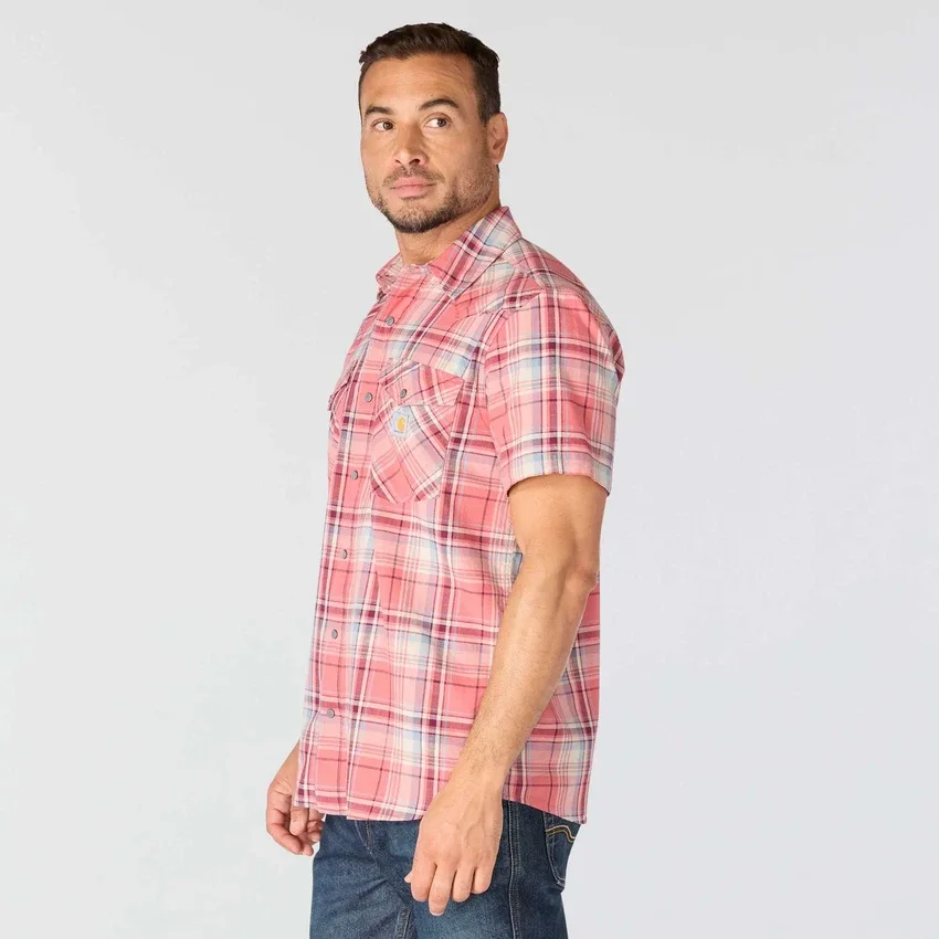 Men's Montana Bozeman Relaxed Fit Short Sleeve Plaid Shirt