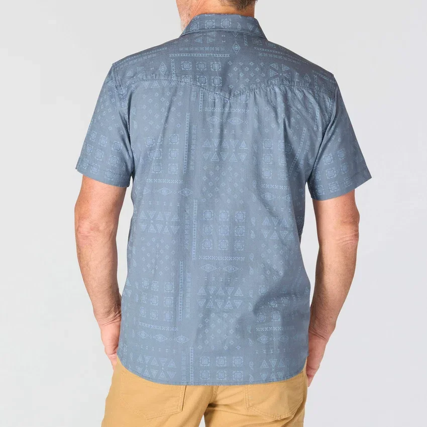 Men's Montana Bozeman Relaxed Fit Short Sleeve Plaid Shirt