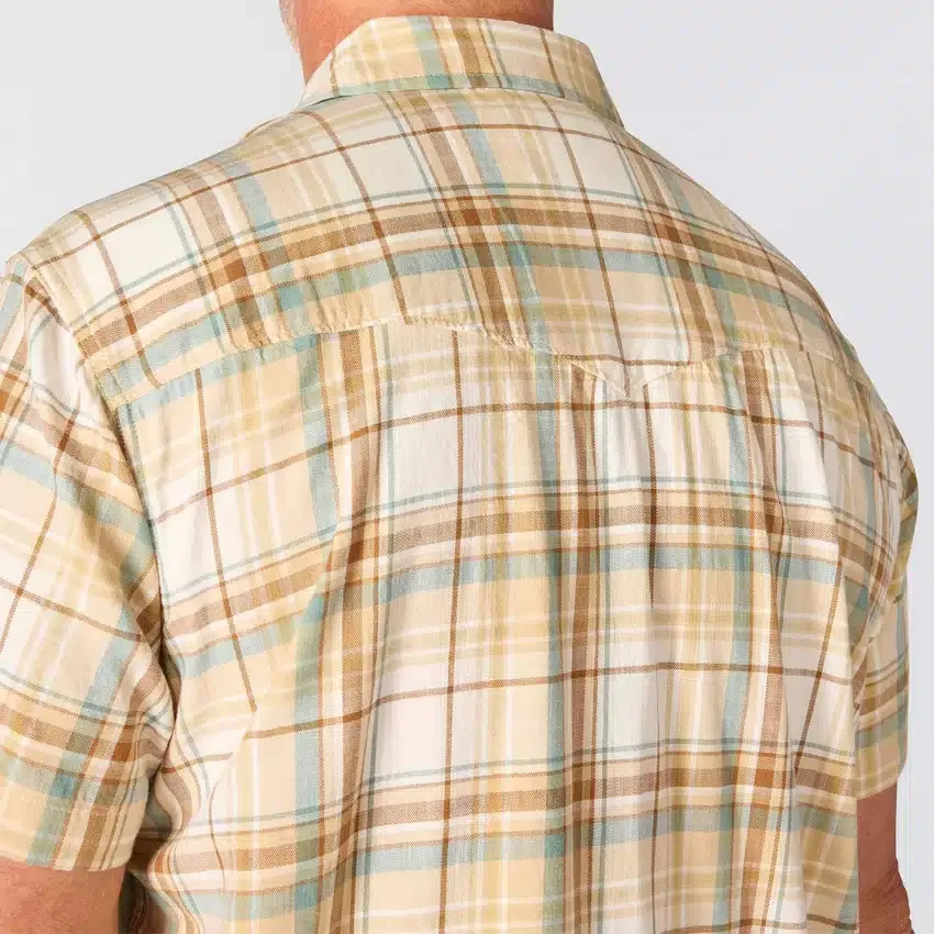Men's Montana Bozeman Relaxed Fit Short Sleeve Plaid Shirt