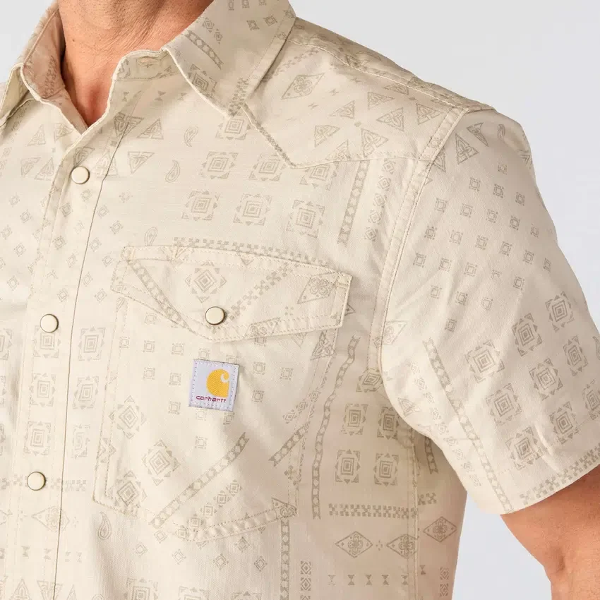Men's Montana Bozeman Relaxed Fit Short Sleeve Plaid Shirt