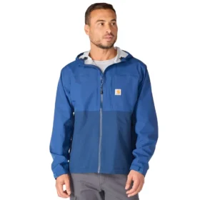 Men's Monterey Lightweight Packable Waterproof Rain Jacket: Storm Defender Jacket