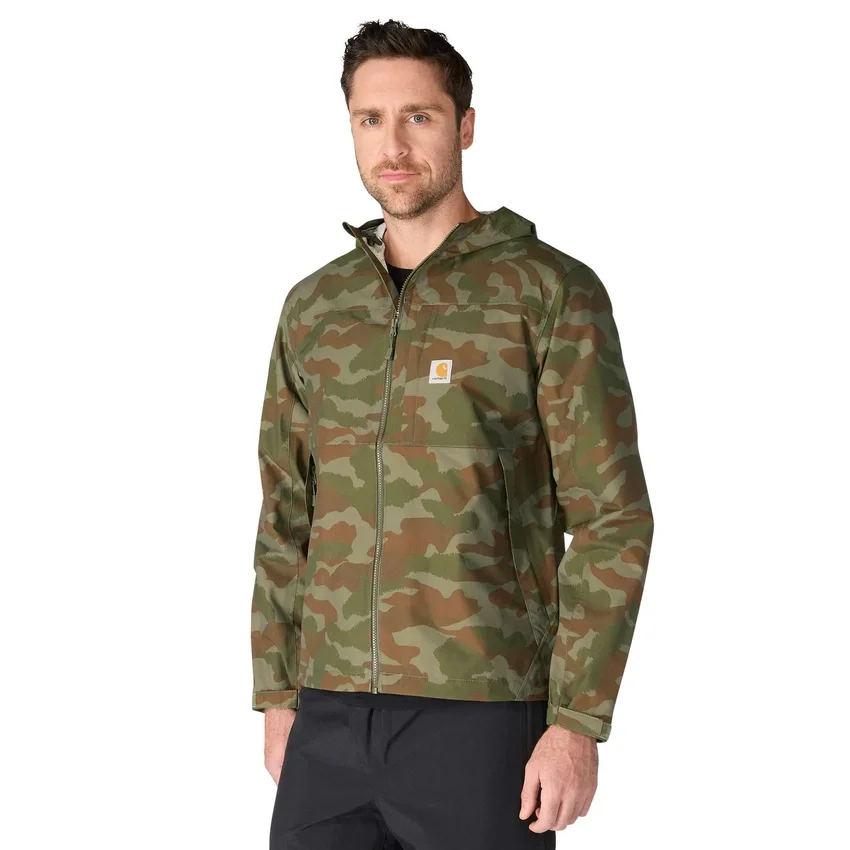 Men's Monterey Lightweight Packable Waterproof Rain Jacket: Storm Defender Jacket
