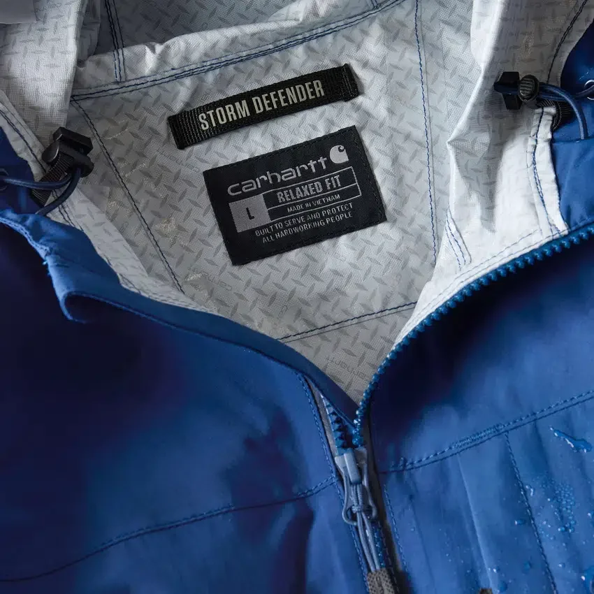 Men's Monterey Lightweight Packable Waterproof Rain Jacket: Storm Defender Jacket