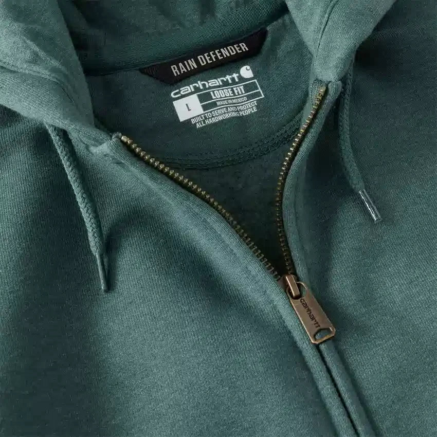 Men's Paxton Water Repellent Heavyweight Full-Zip Hoodie - Carhartt Rain Defender Hoodies