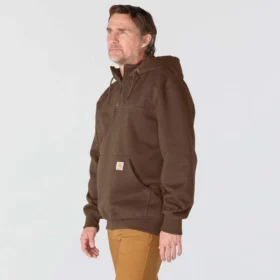 Men’s Paxton Water Repellent Heavyweight Quarter Zip Hoodie – Carhartt Rain Defender Hoodies