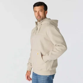 Men’s Paxton Water Repellent Heavyweight Quarter Zip Hoodie – Carhartt Rain Defender Hoodies