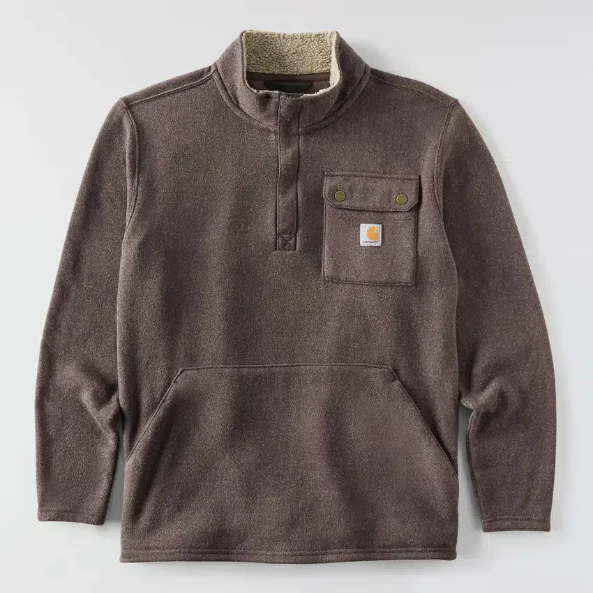 Men's Relaxed Fit Quarter Zip Fleece Pullover
