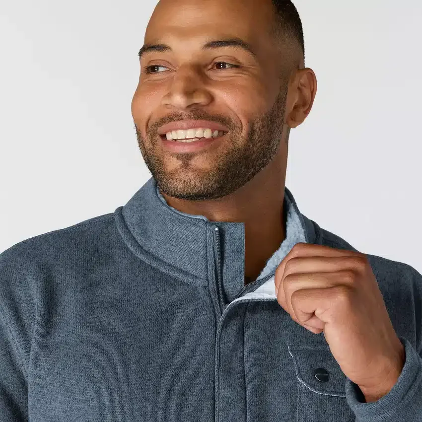 Men's Relaxed Fit Quarter Zip Fleece Pullover