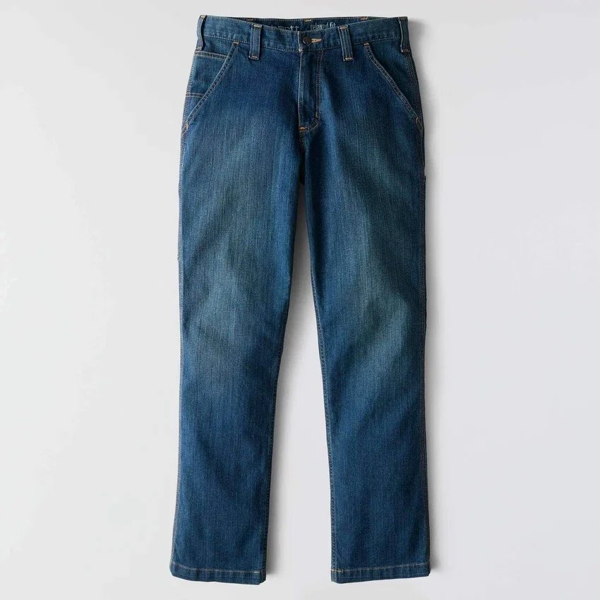 Men's Relaxed Straight Rugged Flex Work Jeans