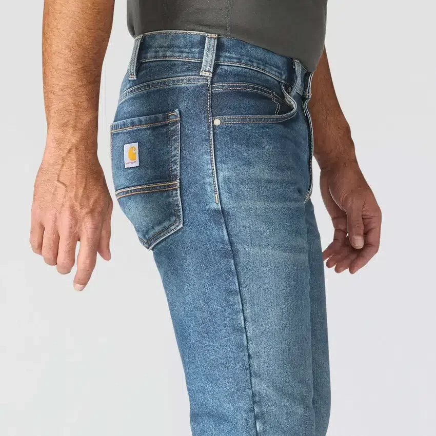 Men's Relaxed Straight Rugged Flex Work Jeans