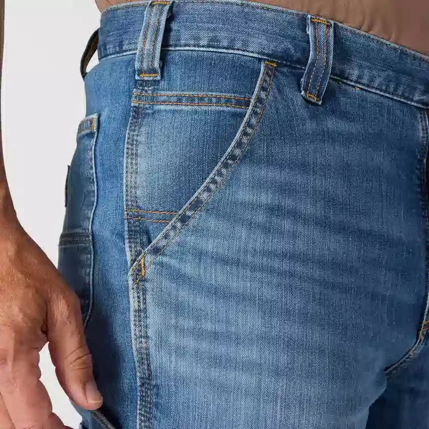 Men's Relaxed Straight Rugged Flex Work Jeans