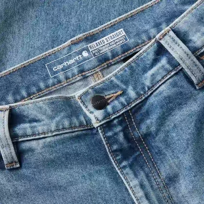 Men's Relaxed Straight Rugged Flex Work Jeans