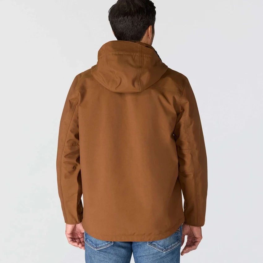 Men's Shoreline Breathable Waterproof Rain Jacket: Storm Defender Jacket