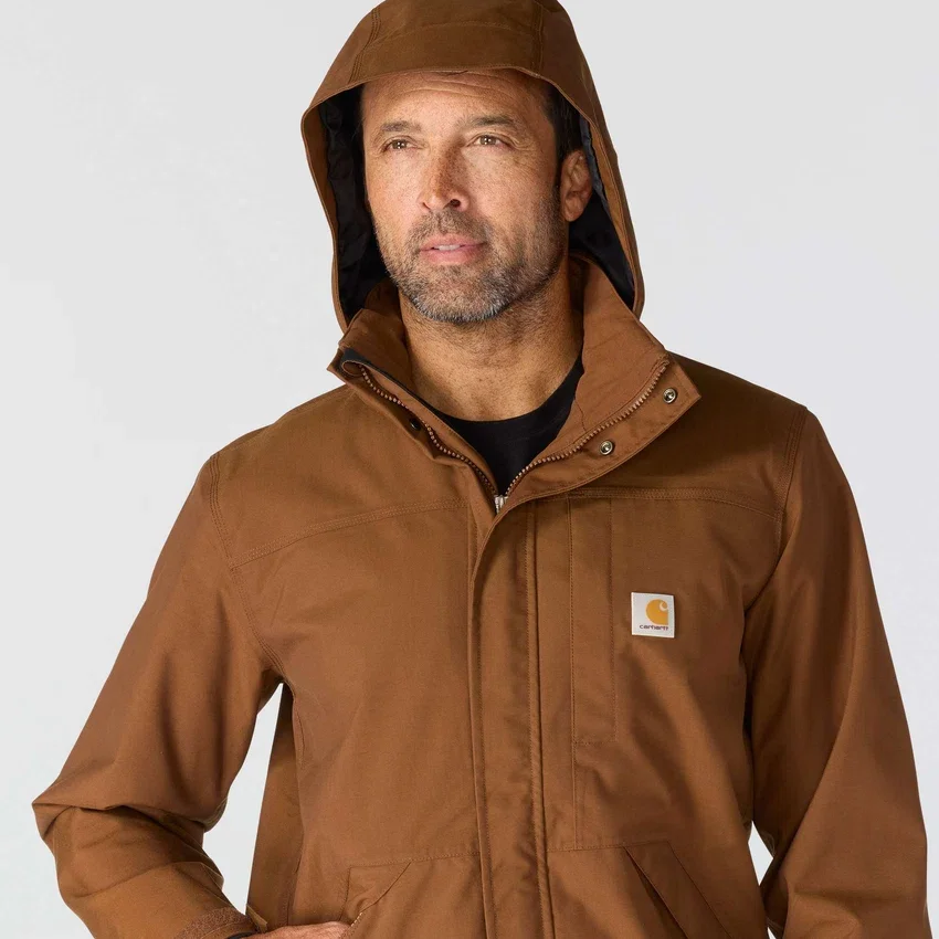 Men's Shoreline Breathable Waterproof Rain Jacket: Storm Defender Jacket