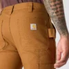 Men's Slim Tapered Rugged Flex Duck Double-Knee Work Pants