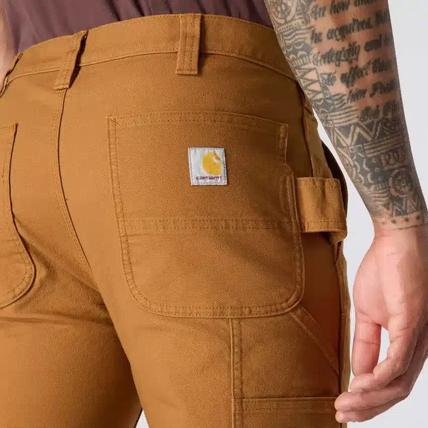 Men's Slim Tapered Rugged Flex Duck Double-Knee Work Pants