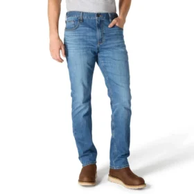 Men's Slim Tapered Rugged Flex Work Jeans